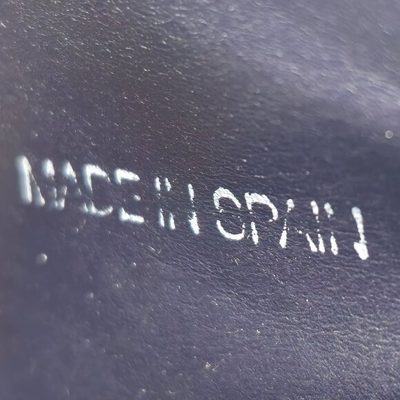 Mezlan Spain Mens size 9.5 Brown Beige Suede Leather Wingtip Oxfords Dress Shoes - Picture 12 of 12